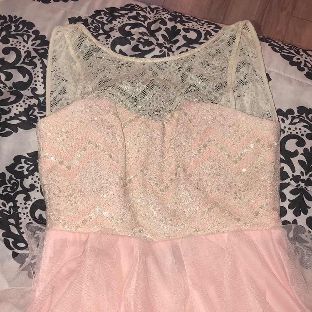 Pink & Glittery Homecoming Dress